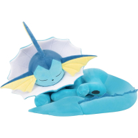 Officiële Pokemon Knuffel Vaporeon slapend +/- 85cm lang (met uitgevouwen staart) Jazwares